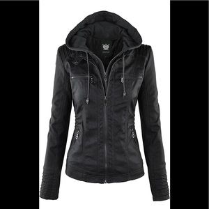 NWT Faux Leather Jacket